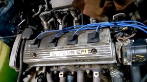 Авторазборка Toyota Corolla проверка ДВС 4AFE