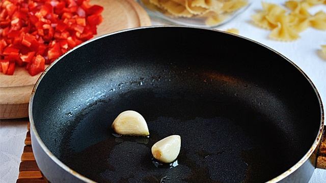Макароны с болгарским перцем