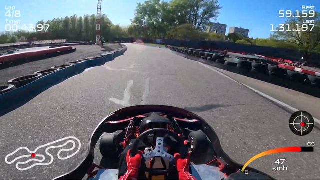 x-ti pilot karting | Best: 59.145 | Club RC 12 hp | GoPro смотреть онлайн