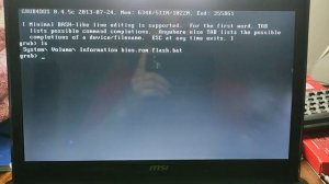 Прошивка биоса MSI CX640 ms 16y1