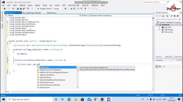 Database Connection On Using C# Visual Studio 2012    How To Connect Database On C#