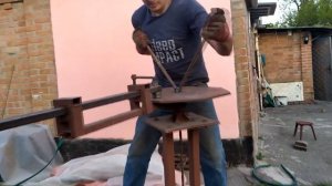 Искусство в металле. Кованый мангал своими руками. Холодная ковка!