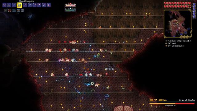 Brain of Cthulhu | Ranger | Revengeance | Progression Boss Fight | Terraria Calamity смотреть онлайн