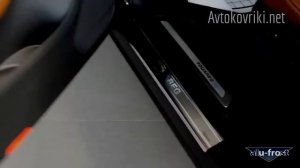 Накладки на пороги Volkswagen Touareg 2010- Alufrost