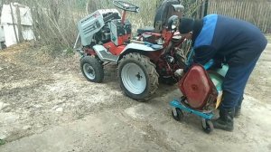 кмз-012 навешивание фрезы без поясницы