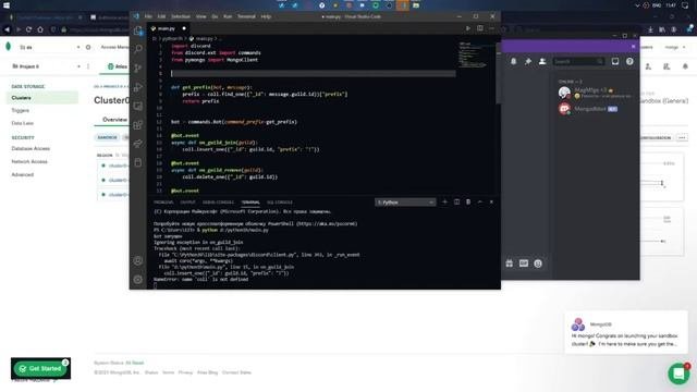 Как сделать серверный префикс бота Discord? Discord.py With Mongodb