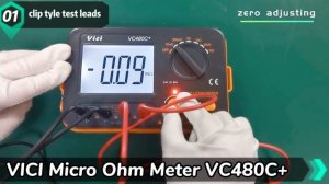 VICI VC480C+ millo ohm meter