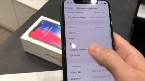 Обзор на iPhone X 256 GB (состояние нового)
