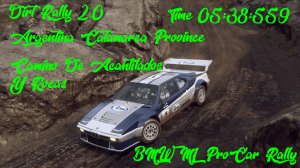 Dirt Rally 2.0 Setup Argentina Catamarca Province Camino De Acantilados y Rocas BMW M1 ProCar Rally