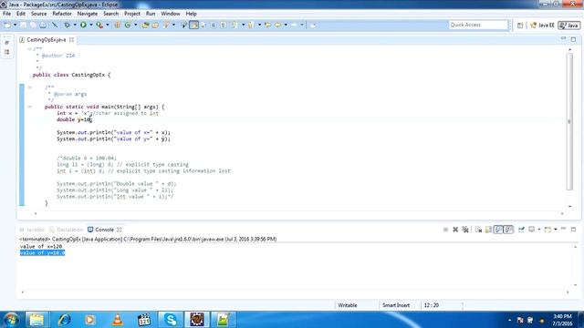 Type Casting In Java
