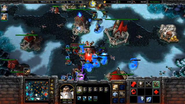 WARCRAFT 3 Patch 1.33 LADDER - Human Fast expo with defend Push смотреть онлайн