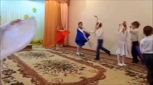 детский танец Ты живи моя Россия для ДОУ