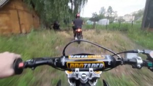 На МОПЕДЕ по бездорожью! Покатушки на GR-X.