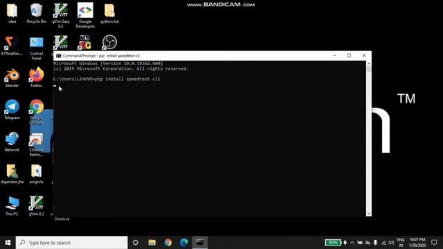 Internet speed test- using python смотреть онлайн
