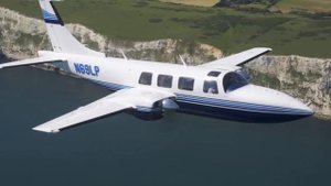 Piper Aerostar at EGHH August 2012