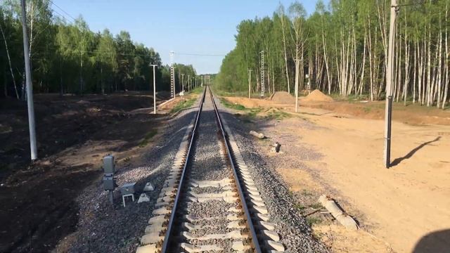 Разъезд Скнятино (стр.), перегон Белый Городок - Калязин Пост смотреть онлайн