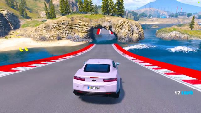 ПРОЕХАЛ ГЛУБОКУЮ ЛУЖУ на ГИГАНТСКОМ КОЛЕСЕ в ГТА 5 МОДЫ - ЭКСПЕРИМЕНТЫ в GTA 5 смотреть онлайн