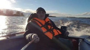 Mercury 9.9 Light 169cc и лодка REEF360 первый выход на глиссер!