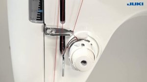 JUKI TL-2010Q часть 4, Заправка машины.