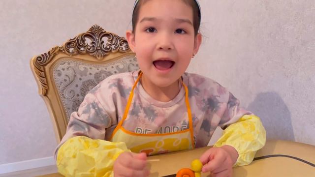 Улитка из пластилина. Ермексаздан ұлу жасау смотреть онлайн