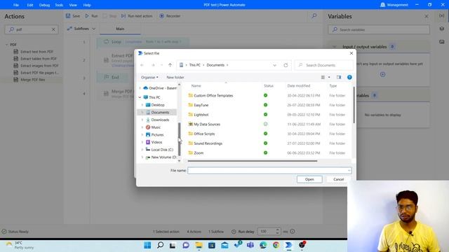 How to Merge PDF using Power Automate Desktop in Hindi смотреть онлайн