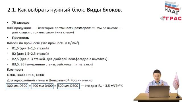 Как выбрать нужный блок. Виды блоков. смотреть онлайн