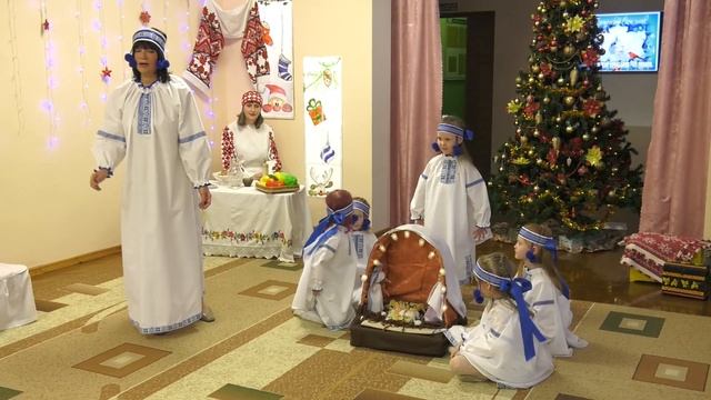 Музыкальный праздник «Крещенский сочельник» в специальном детском саду №99 г. Гомеля смотреть онлайн