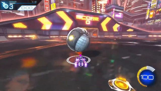 Repeating A Random Training Pack Until I Get 100%... #9 - ROCKET LEAGUE смотреть онлайн