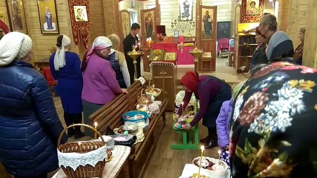 Пасха 28 апреля 2019. Освящение куличей. смотреть онлайн