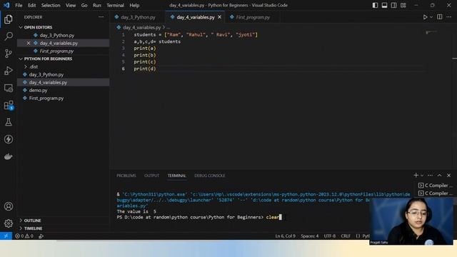 Python Variables & Data Types |  Python for Beginners | Episode 04
