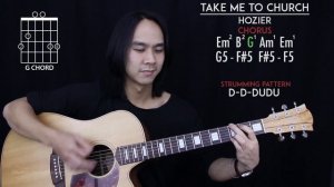 Take Me To Church Guitar Cover Acoustic - Hozier ? |Chords|