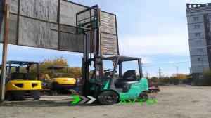 Полуторотонный дизельный японский вилочный погрузчик MITSUBISHI FG15 Благовещенск Тула кара 1.5 тонн