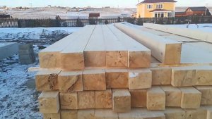 подготовка брусса#брусовое строительство