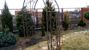 Красивая садовая арка из металла ,пергола для сада кованая декоративная