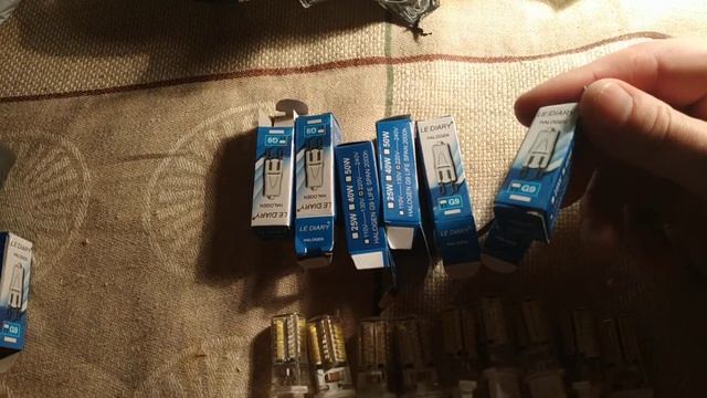 Галогеновые лампы G9 vs Светодиодные лампы G9, 64 светодиода смотреть онлайн