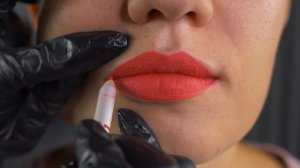 Эскиз губ для создания помадного эффекта губ /татуаж/