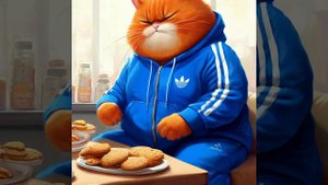 Толстый кот и спорт. Fat cat and sports. Мяу Мяу Мяу. #cat