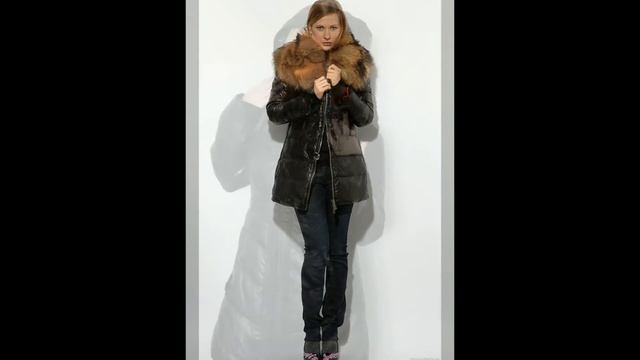 Кожаные пуховики - тепло и красиво! смотреть онлайн