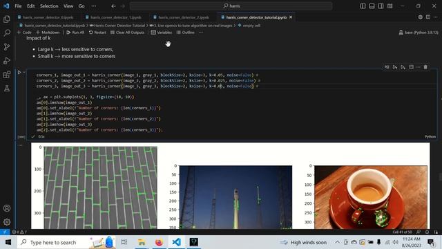 Harris Corner Detection in opencv смотреть онлайн
