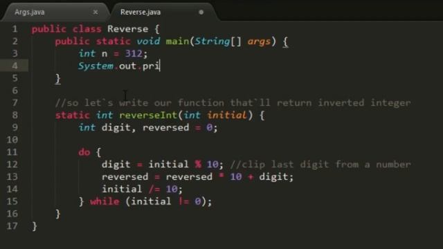 JAVA Tutorial 03 - How to reverse an integer using loops смотреть онлайн