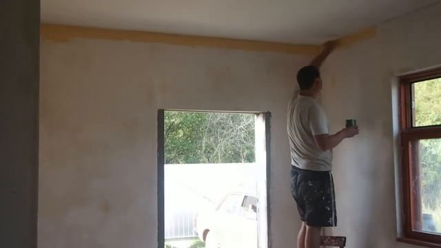 Строю домик 6х5, часть десятая- покраска смотреть онлайн