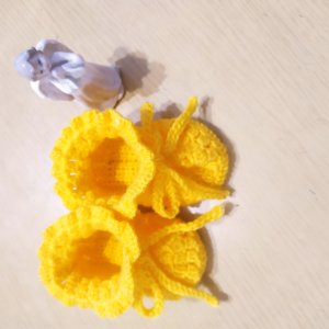 ПИНЕТКИ КРЮЧКОМ. МАСТЕР-КЛАСС. РАЗМЕР 10 СМ.