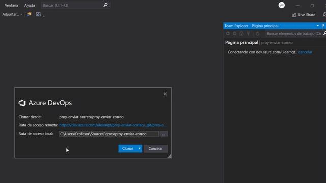 Clonando Repositorio desde Azure DevOps смотреть онлайн