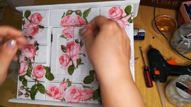 Переделка старой шкатулки для украшений