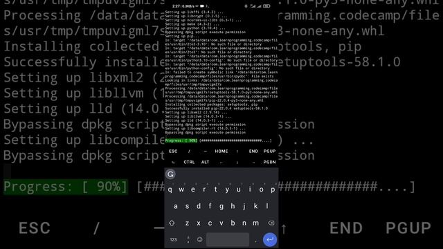 How to install and run python on termux