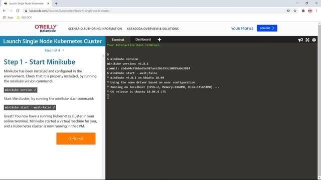Interactive Environment for practicing Kubernetes