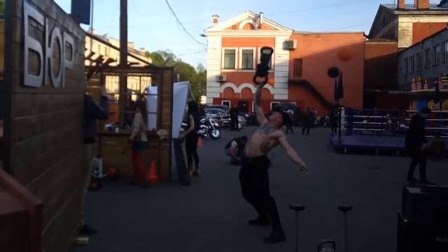Силовое Шоу Силачи Старой Школы   День Рождения Harley Davidson