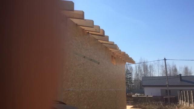 #11 Гибкая кровля Ruflex. Разгружаем кровельный пирог. Строим каркасный дом своими руками. смотреть онлайн