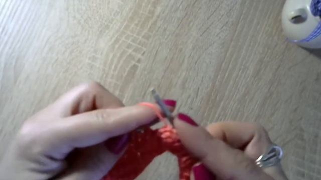 Узор спицами "Шахматка" смотреть онлайн