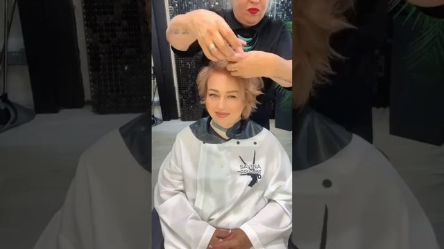Каскадная стрижка для женщин 45+/Cascade haircut for women 45+ #модаикрасота